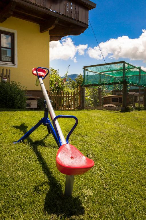 Vonkajšia záhrada v ubytovaní Bio Bauernhof Brandgut