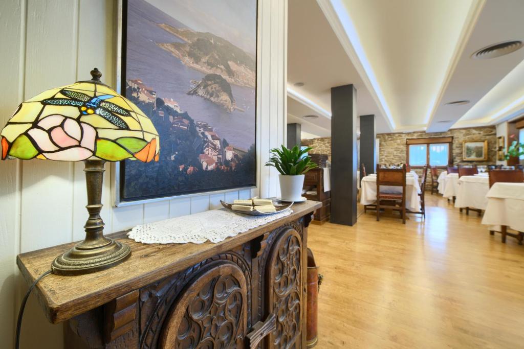 Posezení v ubytování Hotel Rural Izar Ondo