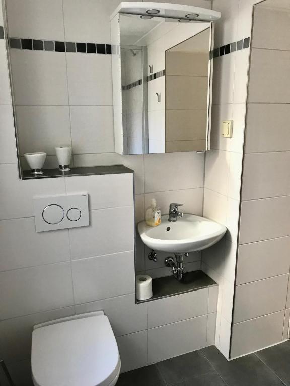 Koupelna v ubytování Villa Bergfried