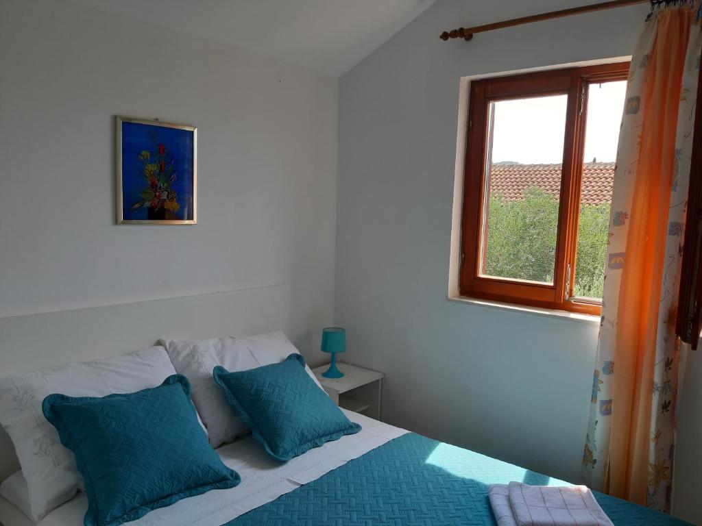 Posteľ alebo postele v izbe v ubytovaní Apartmani Pilon