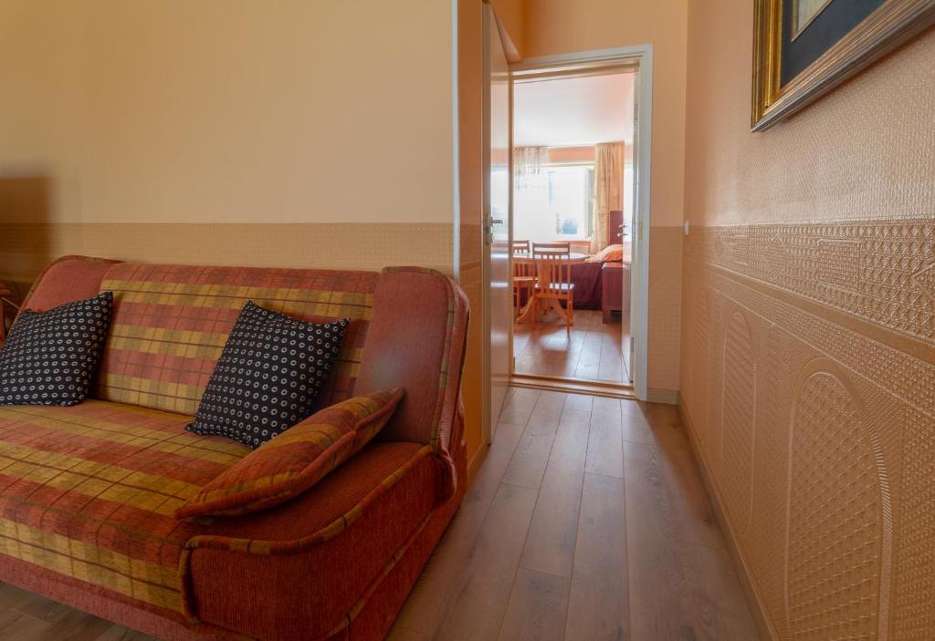 Posezení v ubytování Fortuna Apartments