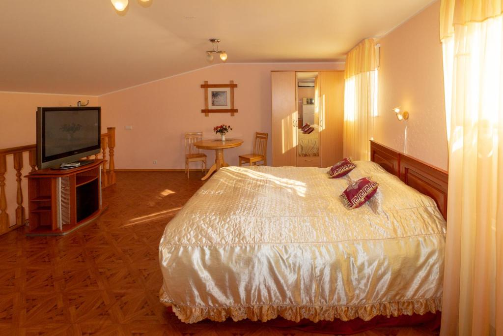 TV a/nebo společenská místnost v ubytování Fortuna Apartments