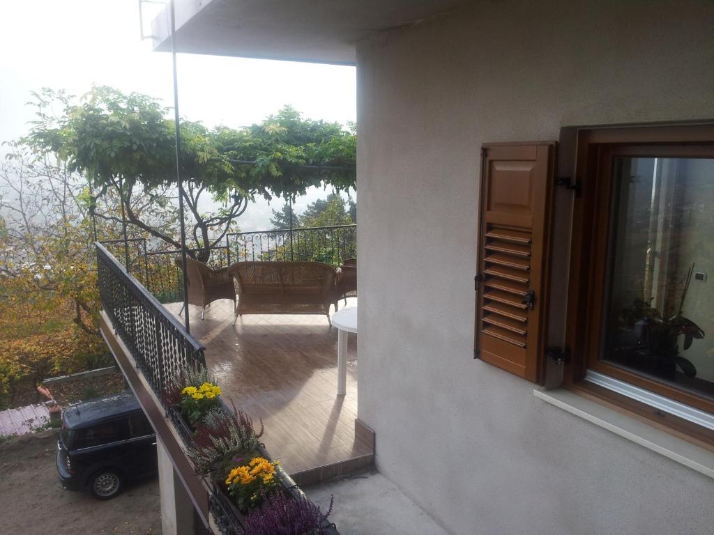 Balkón nebo terasa v ubytování B&B Le tre chiavi