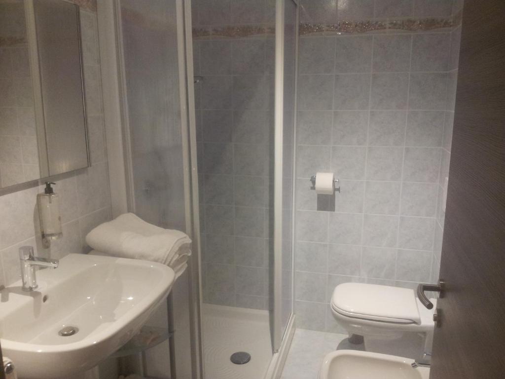 Koupelna v ubytování B&B Le tre chiavi
