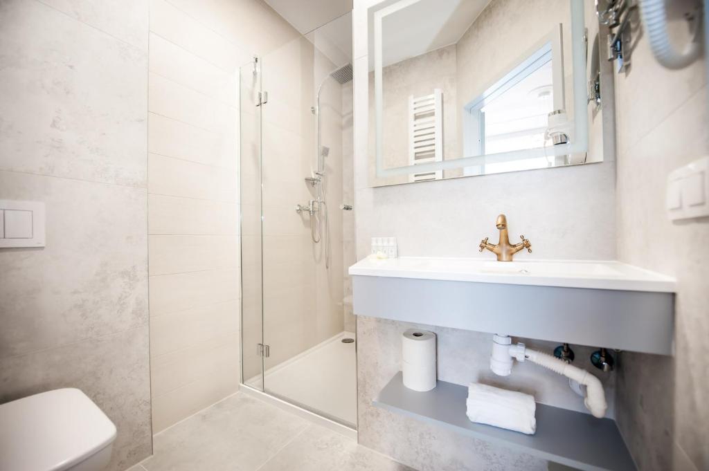 Koupelna v ubytování Hotel Gdynia Boutique