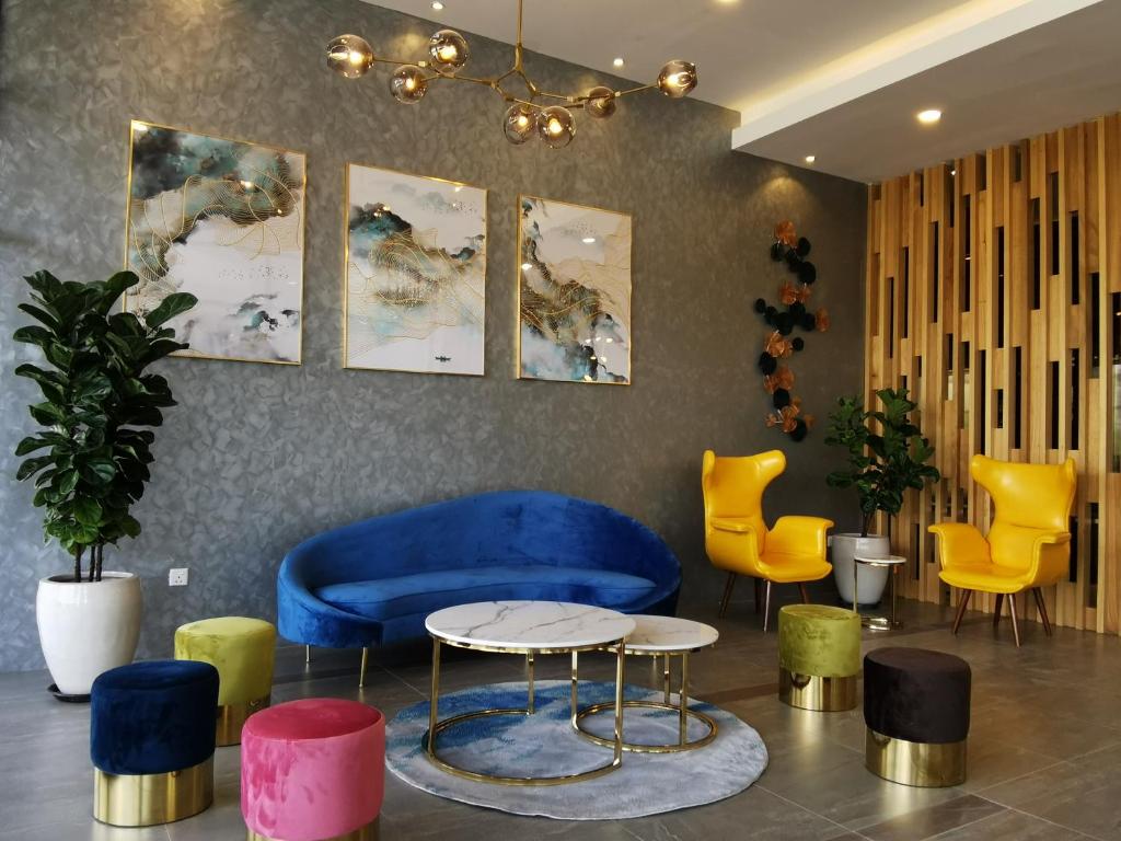 Posezení v ubytování Otel Hotel Sibu