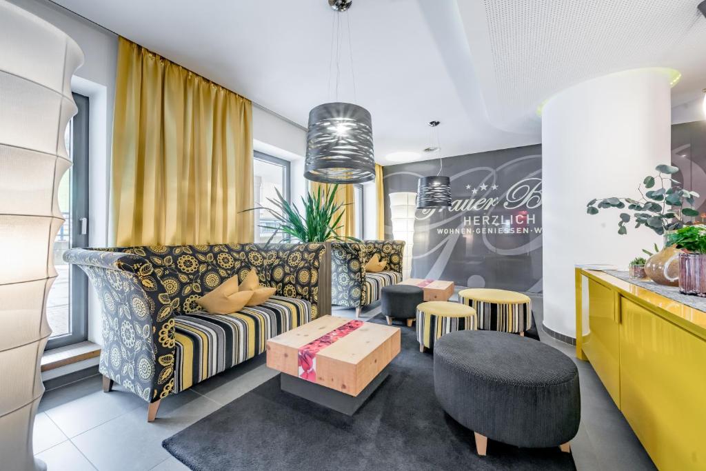 Posezení v ubytování Hotel Grauer Bär