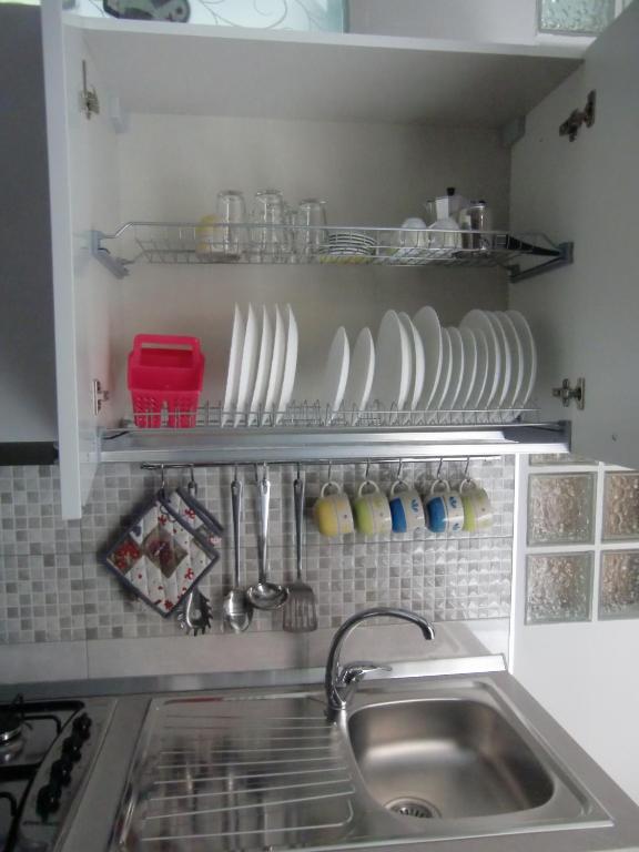 Kuchnia lub aneks kuchenny w obiekcie Guesthouse Aaron2