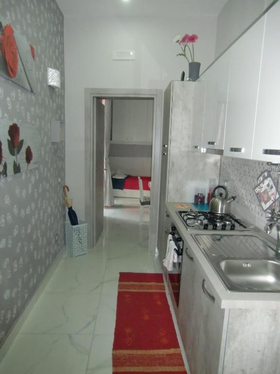 Kuchnia lub aneks kuchenny w obiekcie Guesthouse Aaron2