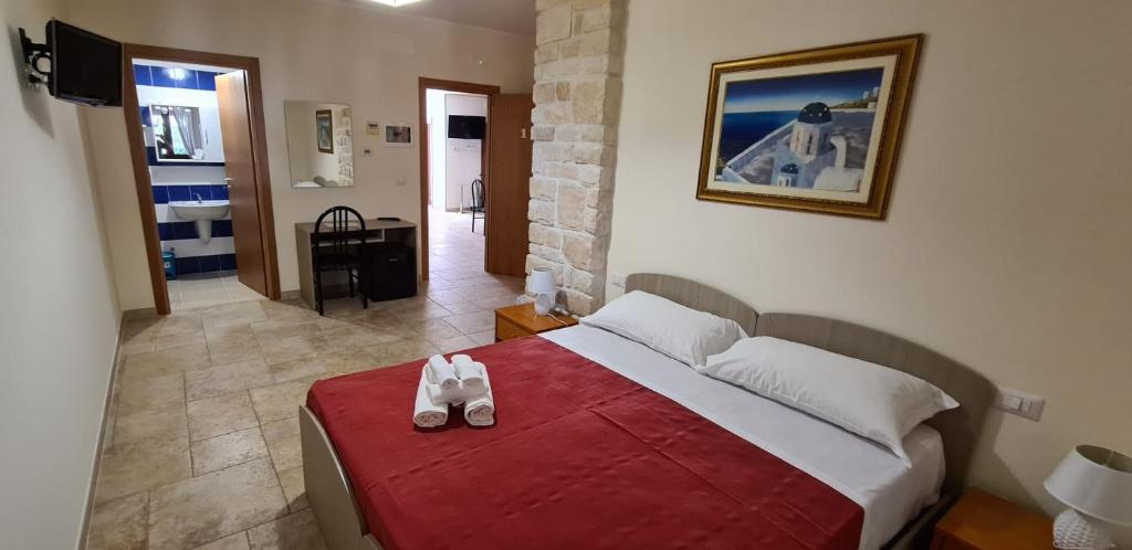 Postel nebo postele na pokoji v ubytování Bed and Breakfast La Terrazza