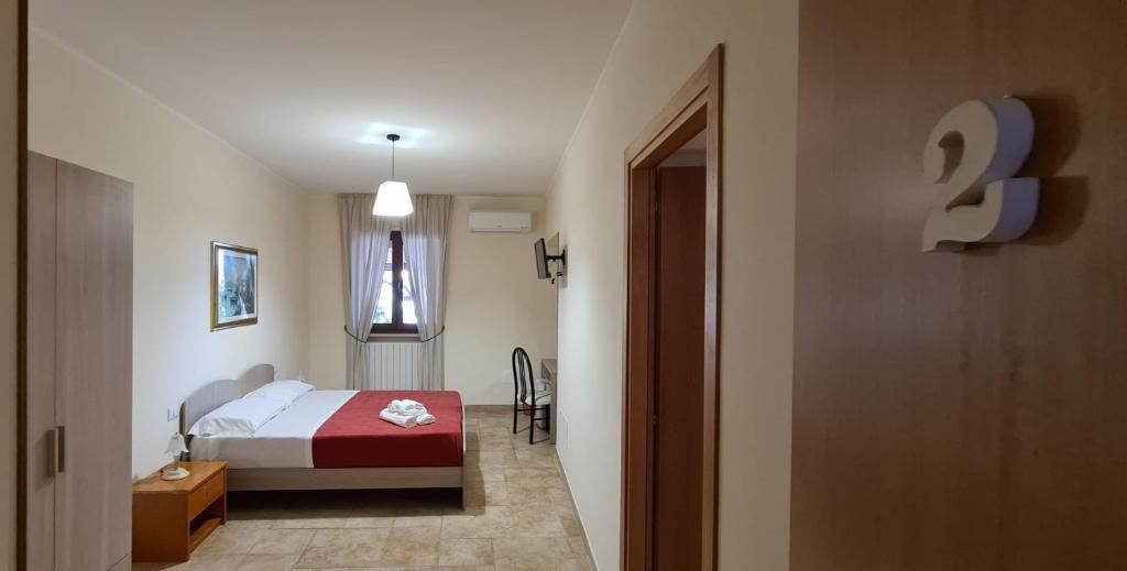 Postel nebo postele na pokoji v ubytování Bed and Breakfast La Terrazza