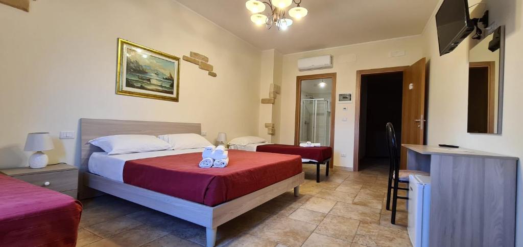 Postel nebo postele na pokoji v ubytování Bed and Breakfast La Terrazza