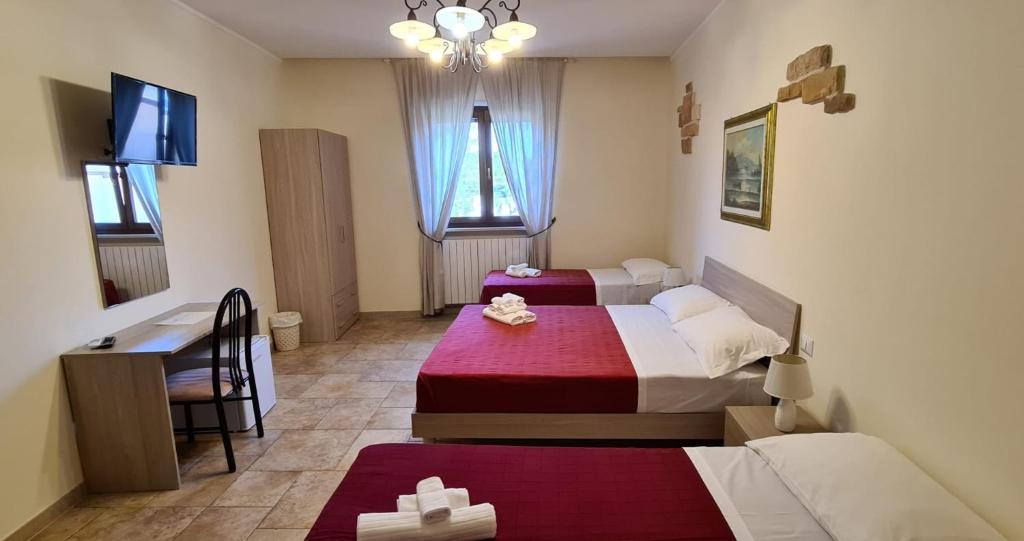 Postel nebo postele na pokoji v ubytování Bed and Breakfast La Terrazza