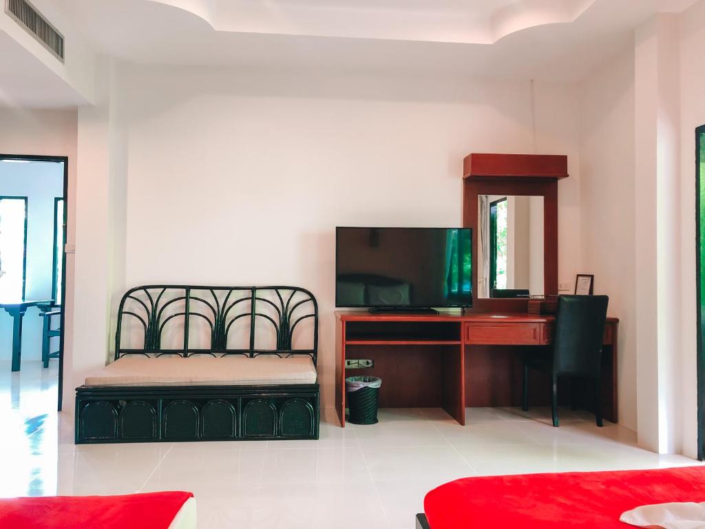 Postel nebo postele na pokoji v ubytování Aumpai Luxury