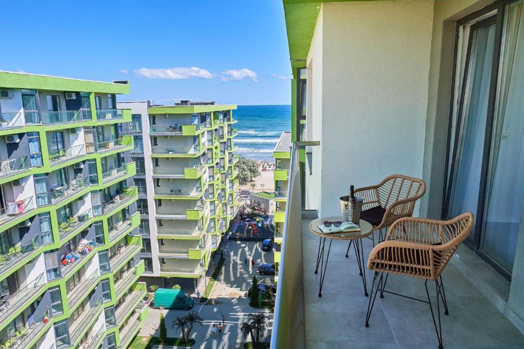 Ban công/sân hiên tại Mimosa Luxury Apartment 161 Spa n Pool beach resort