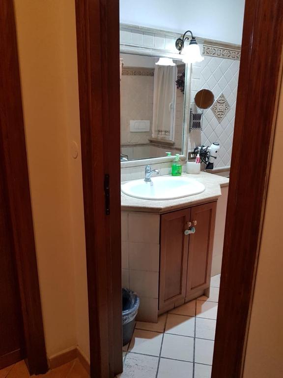 Koupelna v ubytování Vecchia Dimora