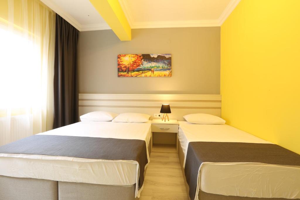 Postel nebo postele na pokoji v ubytování Kaleroom EDİRNE