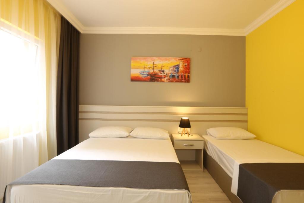 Postel nebo postele na pokoji v ubytování Kaleroom EDİRNE