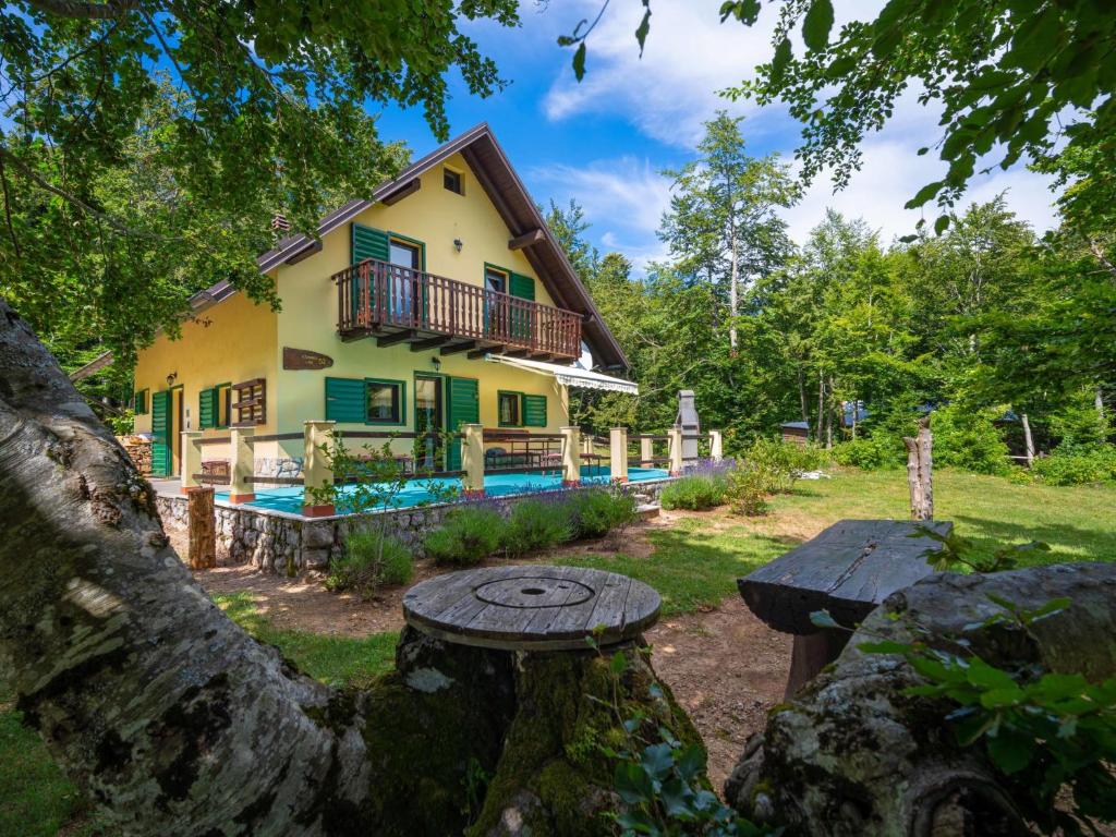 Vonkajšia záhrada v ubytovaní Holiday Home Legendao by Interhome