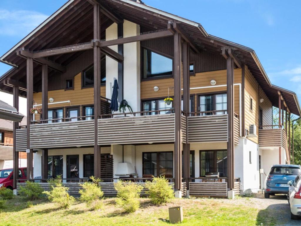 Bygningen som feriehuset ligger i