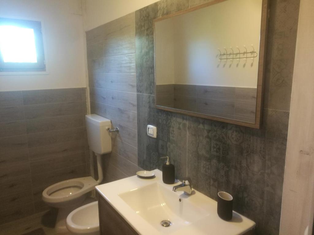 Koupelna v ubytování B&B Marino
