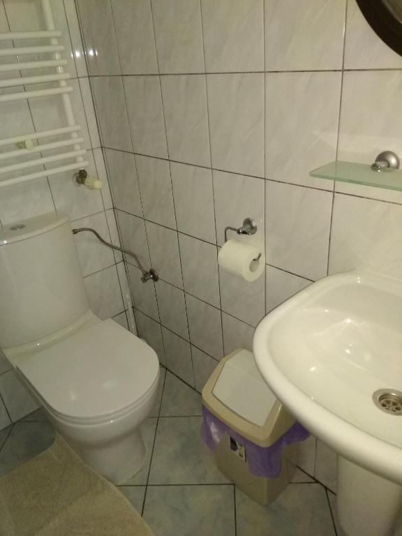 Kúpeľňa v ubytovaní Zajazd U Doktora