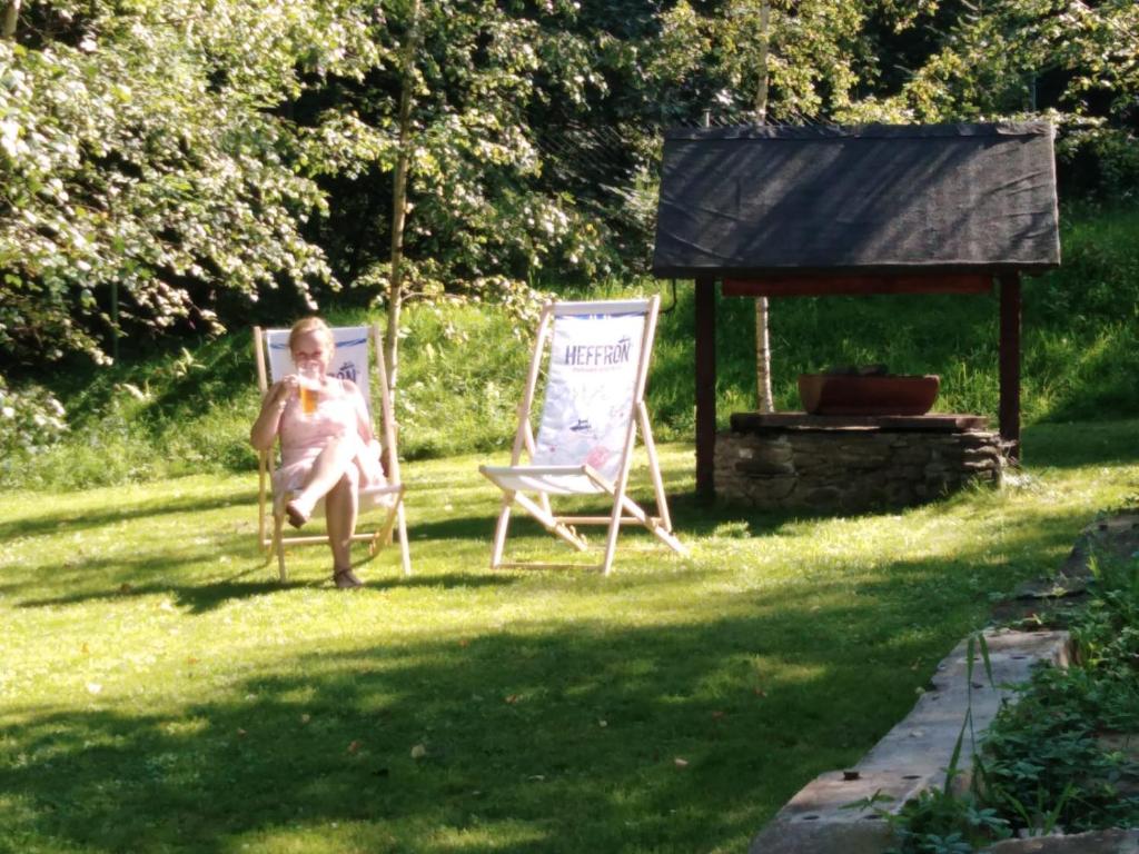 Zahrada ubytování Penzion Gutská krčma