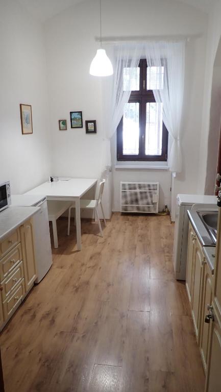 Kuchyň nebo kuchyňský kout v ubytování Apartment Jackie