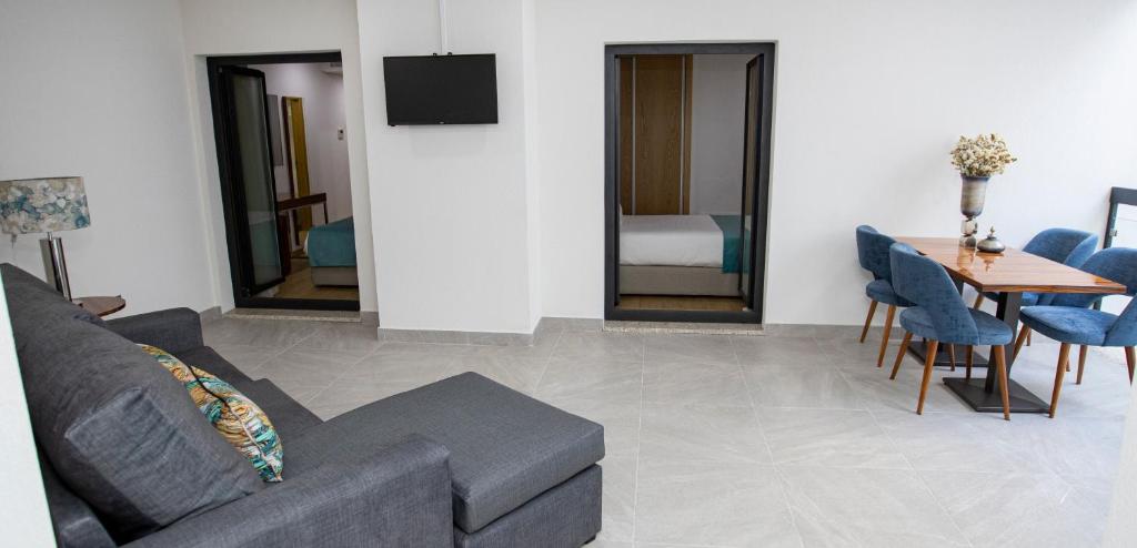 Posezení v ubytování Hotel Fafense