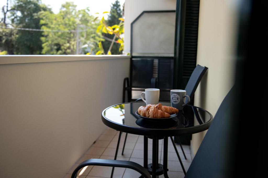 Balkón nebo terasa v ubytování Aria apartment in the heart of Corfu city