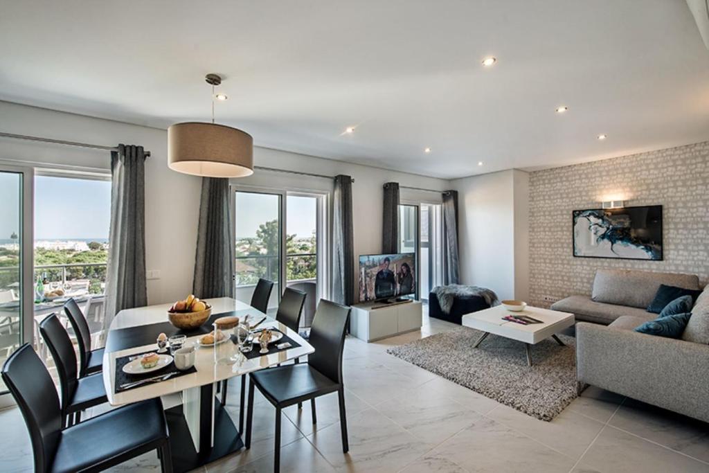 Khu vực ghế ngồi tại Apartamento Markus