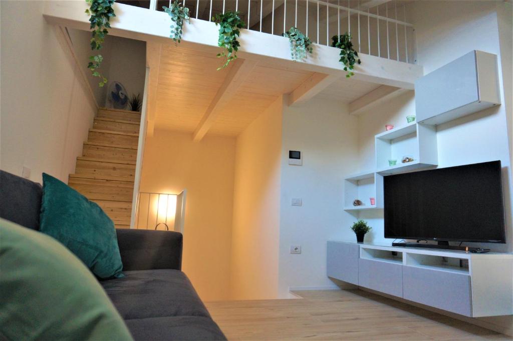 Telewizja i/lub zestaw kina domowego w obiekcie CASA BALDO