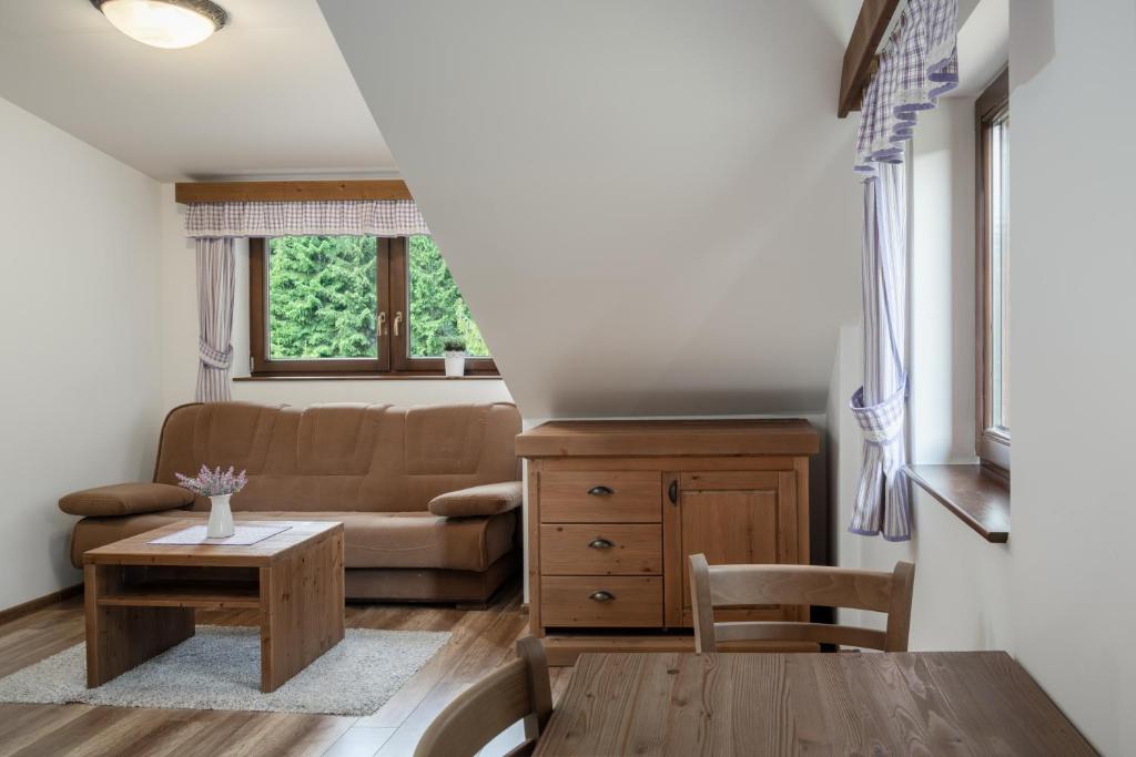Posezení v ubytování Wellness Hotel Ondrášův dvůr
