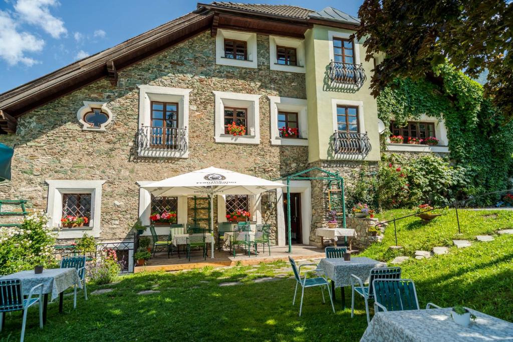 Vonkajšia záhrada v ubytovaní Putzenhof Appartements