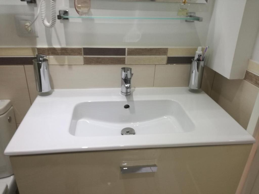 Łazienka w obiekcie Bungalow con piscina Maspalomas