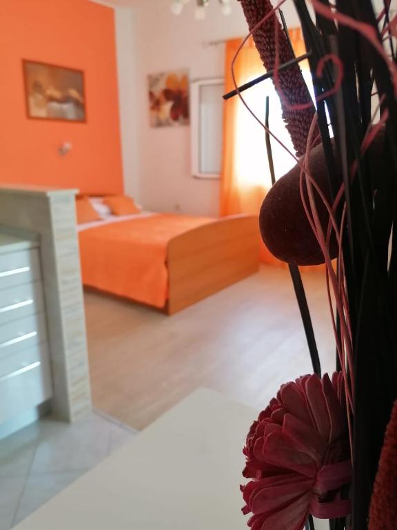 Postel nebo postele na pokoji v ubytování Apartments & Rooms Vitt
