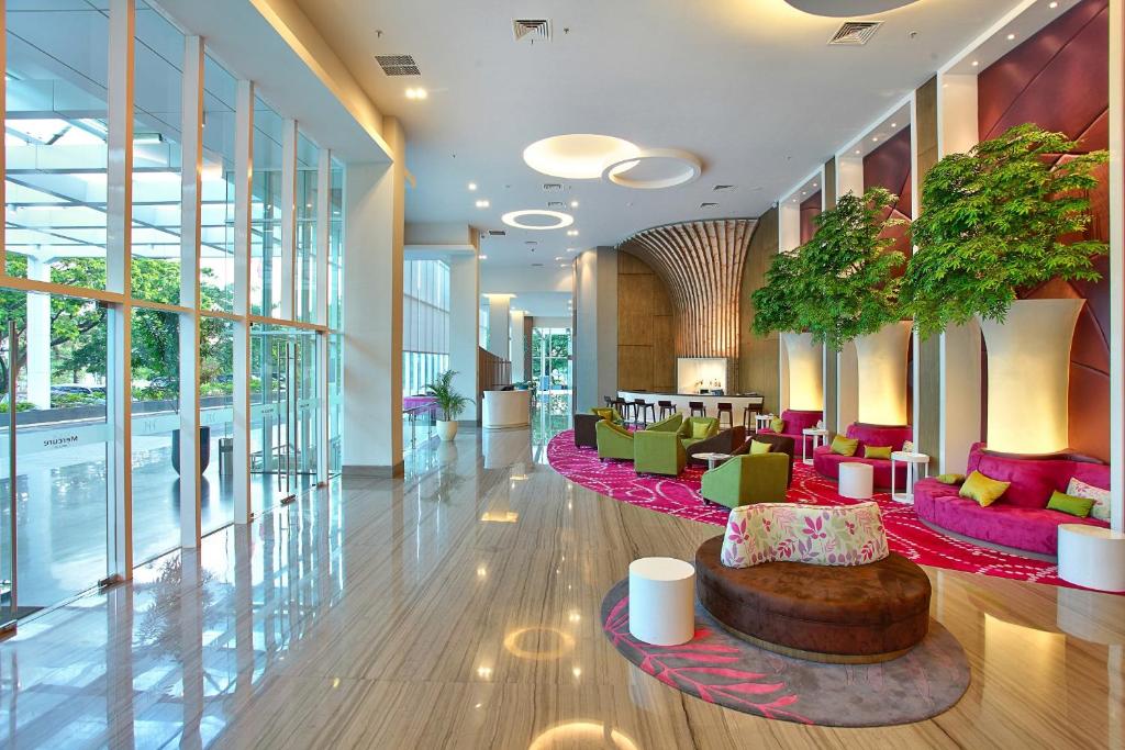 Posezení v ubytování Mercure Serpong Alam Sutera