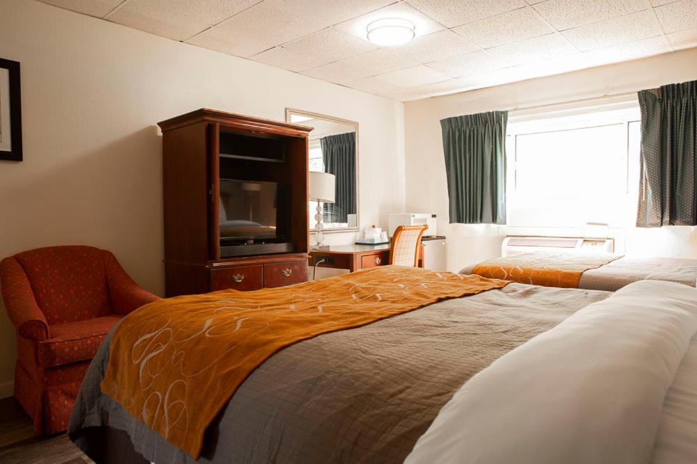 Postel nebo postele na pokoji v ubytování Bedford Motel