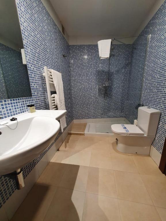 Koupelna v ubytování Hotel 40 Nudos