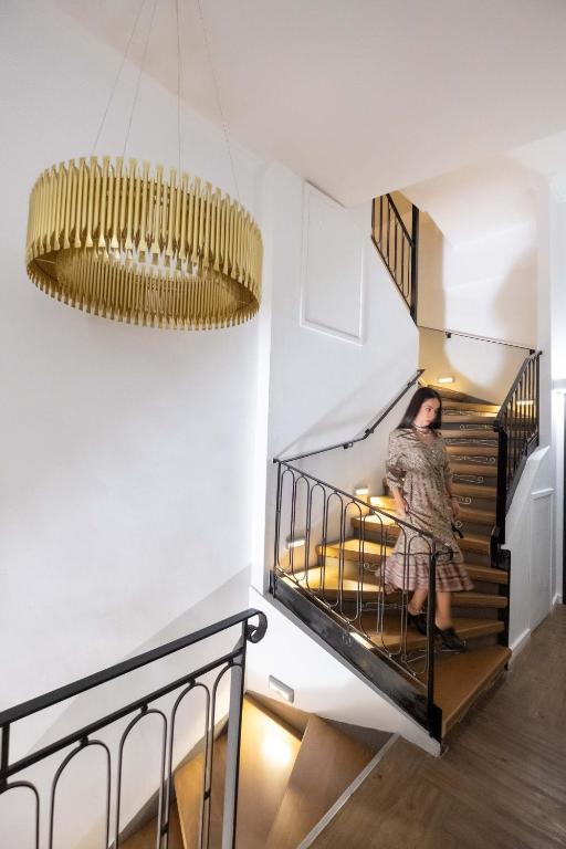Kuchyň nebo kuchyňský kout v ubytování Elia Palatino Hotel