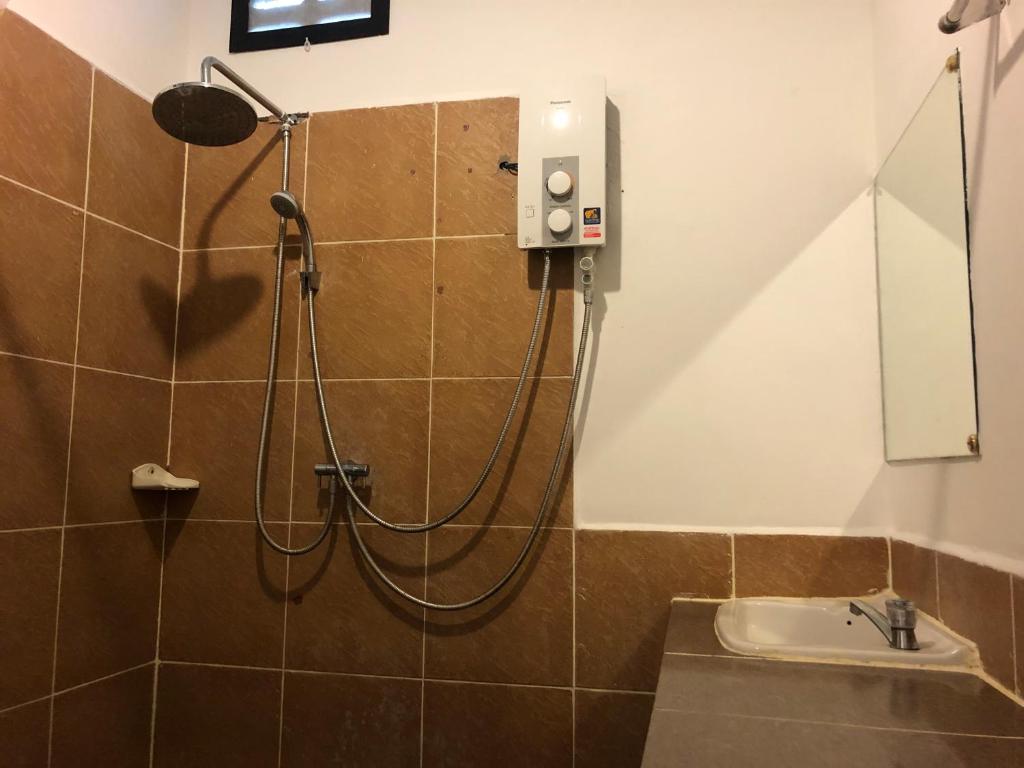 Koupelna v ubytování Aumpai Luxury