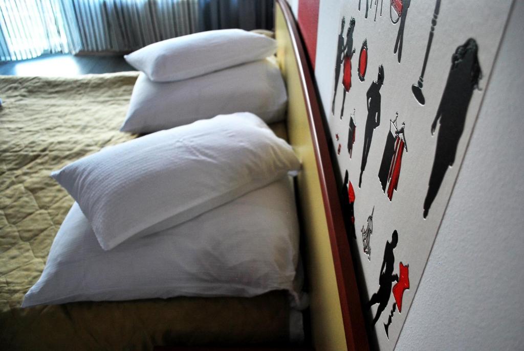 Postel nebo postele na pokoji v ubytování Vila Meteor