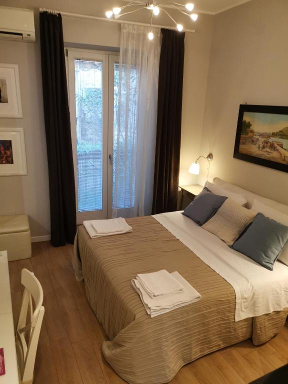 Postel nebo postele na pokoji v ubytování B&B Museo Salinas