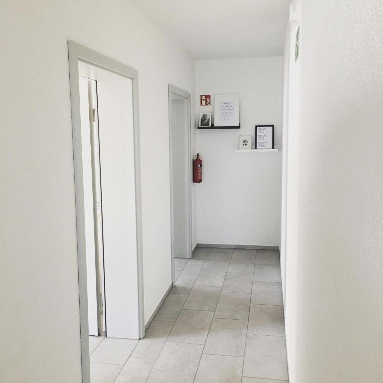 Kuchyň nebo kuchyňský kout v ubytování Haus am Wasserturm Gästezimmer in Schorndorf-Schlichten