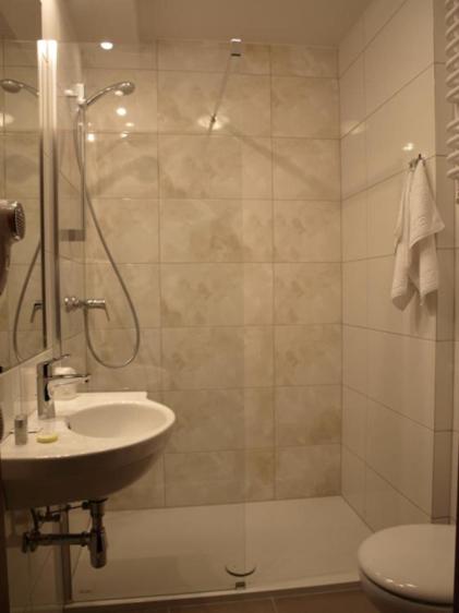 Kúpeľňa v ubytovaní Hotel Kamiza
