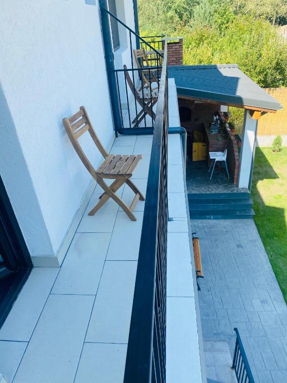 Balkón nebo terasa v ubytování GRAND Caciulata