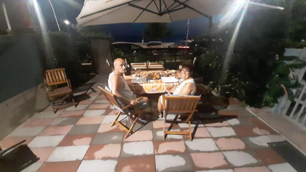Patio nebo venkovní prostory v ubytování Da Umby