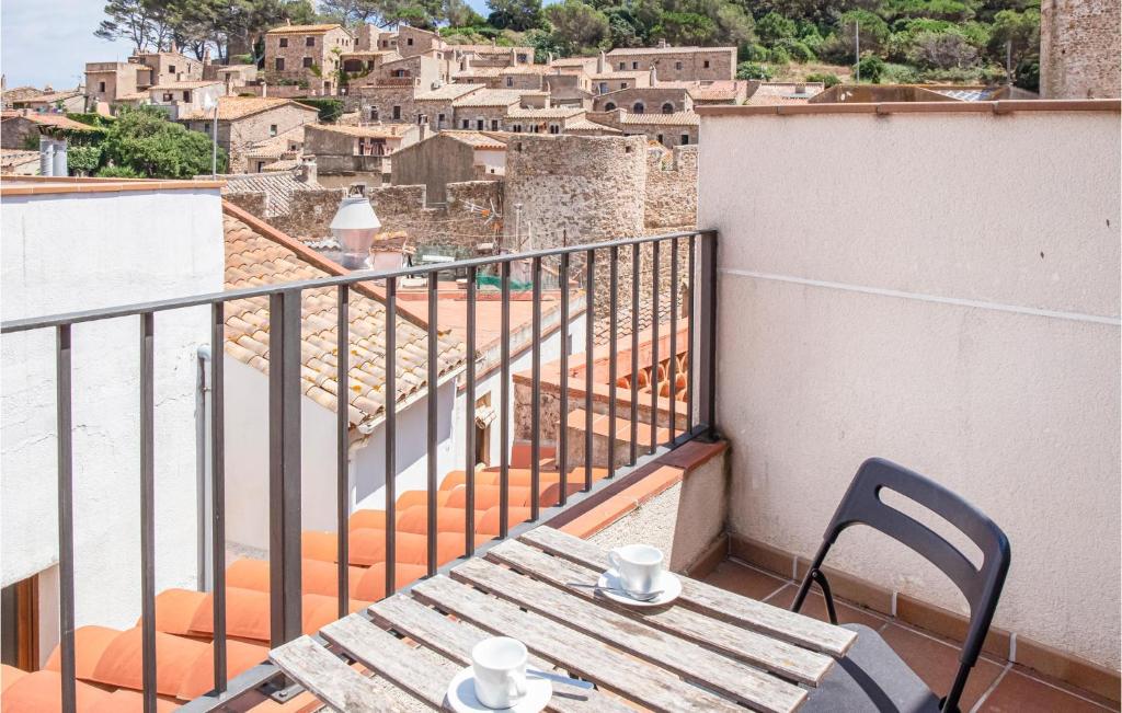 Balkón nebo terasa v ubytování Nice Apartment In Tossa De Mar, Girona