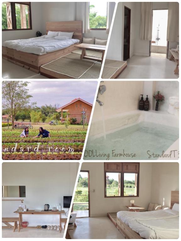 Postel nebo postele na pokoji v ubytování COOLLiving Farmhouse Organic