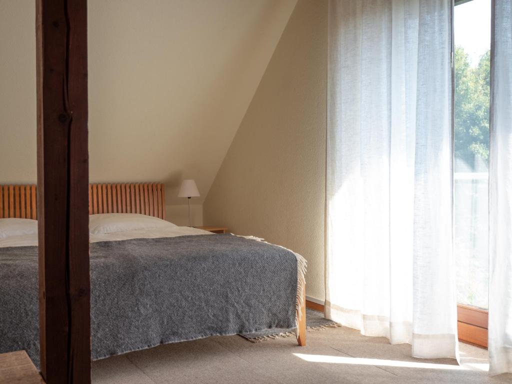 Postel nebo postele na pokoji v ubytování Haus Waterblick